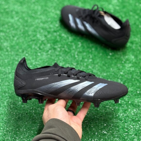 Adidas Predator 24 Pro FG Low Mens Soccer Cleats Black IG7779 NEW Sz 7.5